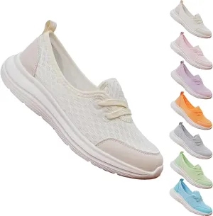2025 New Women's Soft Sole Mesh Comfort Orthopedic Shoes, Low-top Flat Arch Support Walking Shoe, Comfortable Walking Shoes Women Arch Support