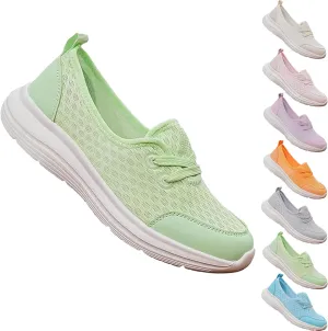 2025 New Women's Soft Sole Mesh Comfort Orthopedic Shoes, Low-top Flat Arch Support Walking Shoe, Comfortable Walking Shoes Women Arch Support