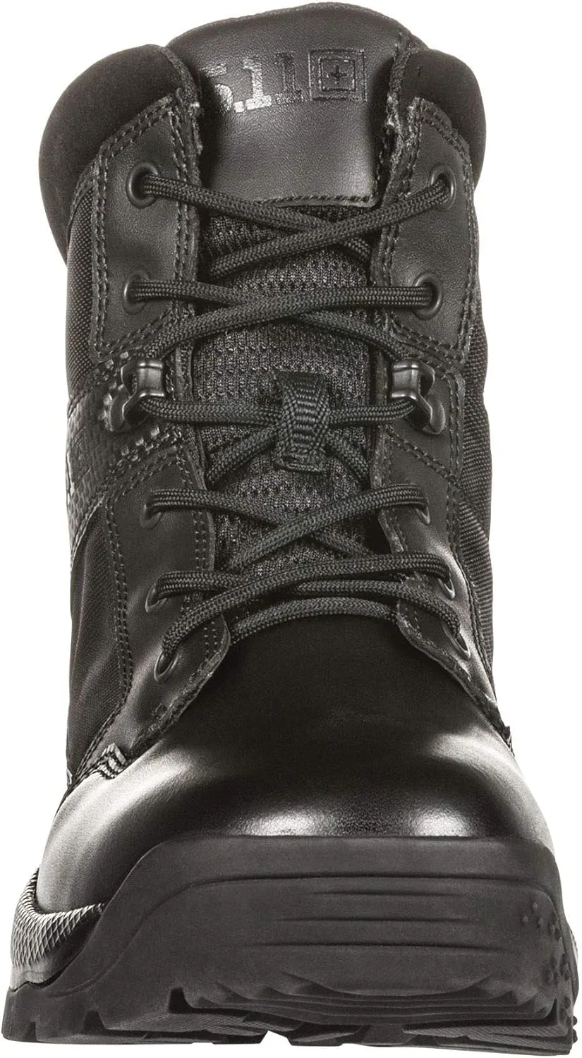 5.11 Tactical ATAC 2.0 6-Inch Boots, NZ Ortholite Footbed, Slip-Resistant Outsole, Black, Style 12401