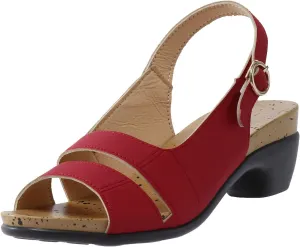 AMDBEL Orthopedic Wedge Sandals for Women Dressy, Orthotic Wedge Sandals for Women Open Toe Sandals Casual Heeled Sandals with Ankle Strap, Platform Wedge Sandals Women Comfortable