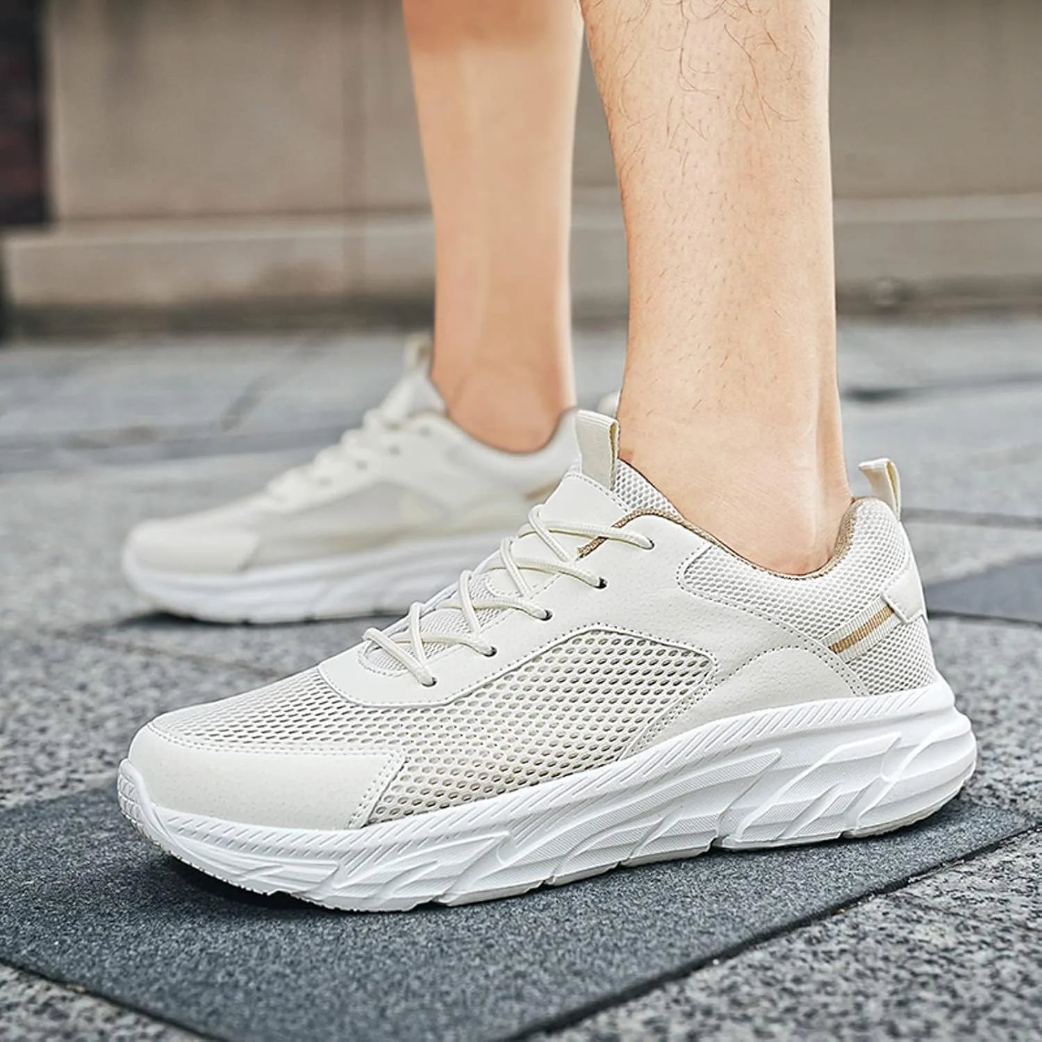 Arch Support Hiking Shoes for Men Breathable Casual Comfortable Walking Sneaker Business Casual Versatile Shoes