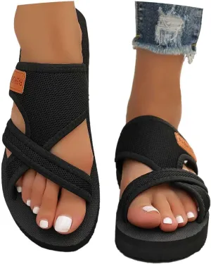 Arch Support Sandals Women's Dressy Women Orthopedic Shoes 2025 Beach Slide With Arch Support Vacation Flip Flops
