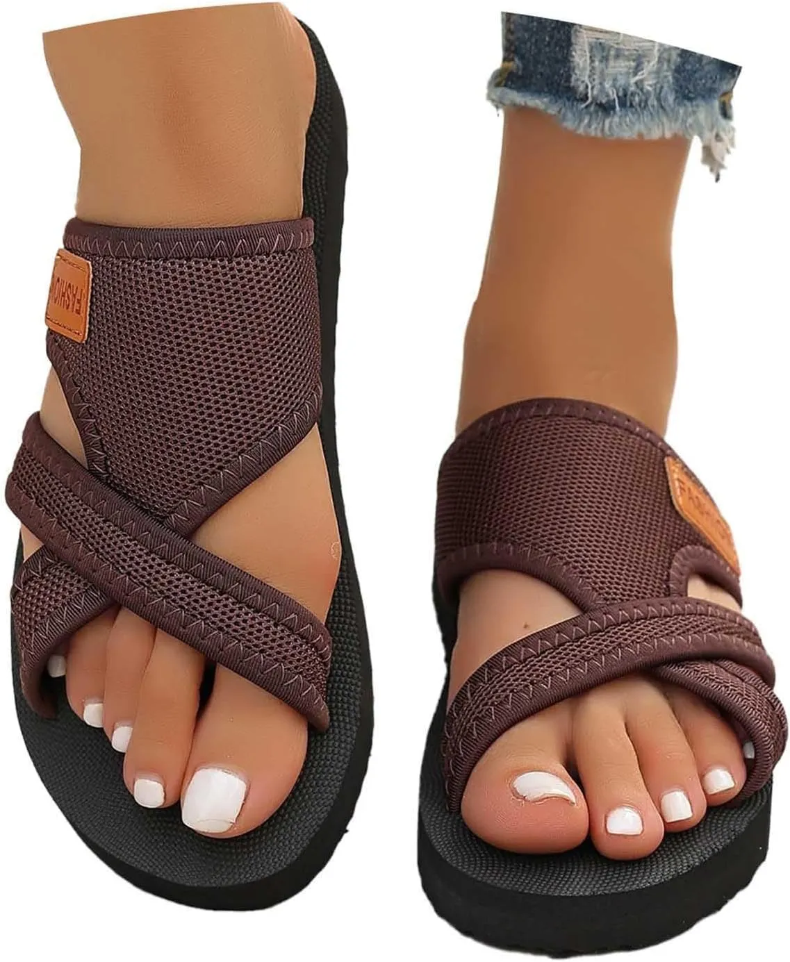Arch Support Sandals Women's Dressy Women Orthopedic Shoes 2025 Beach Slide With Arch Support Vacation Flip Flops