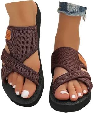 Arch Support Sandals Women's Dressy Women Orthopedic Shoes 2025 Beach Slide With Arch Support Vacation Flip Flops