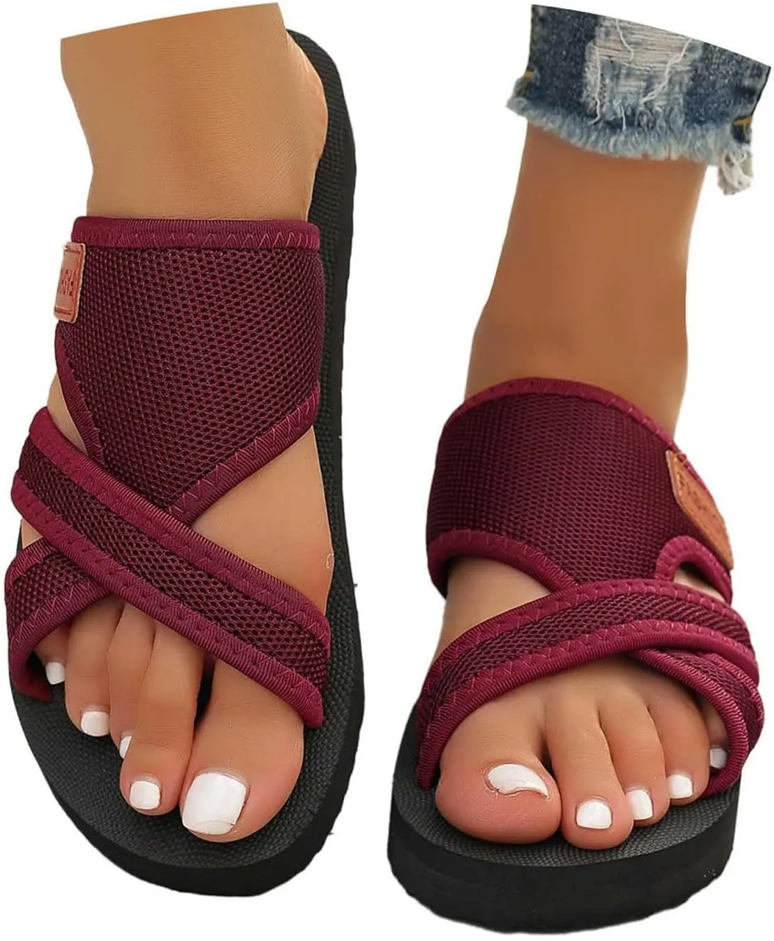 Arch Support Sandals Women's Dressy Women Orthopedic Shoes 2025 Beach Slide With Arch Support Vacation Flip Flops
