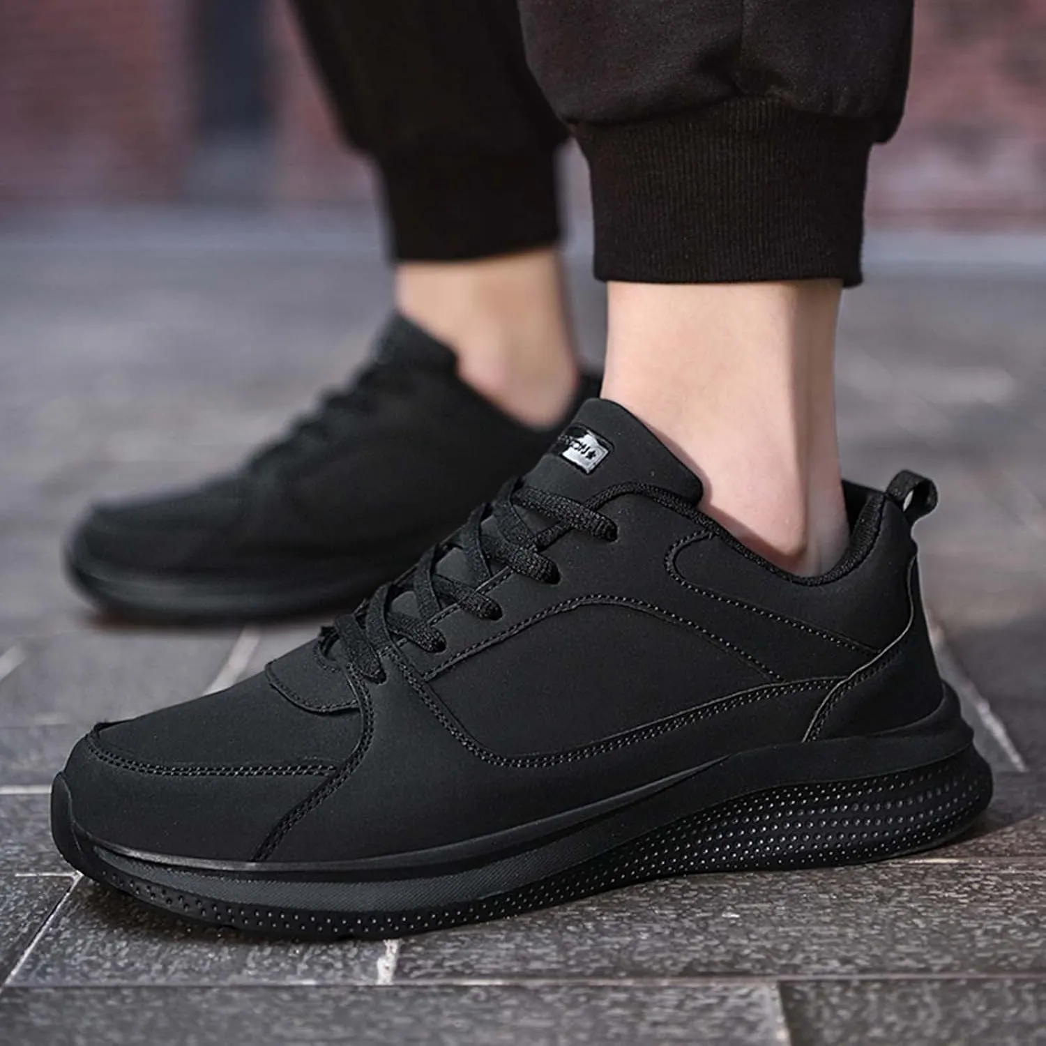 Arch Support Walking Shoes for Men Lightweight Sport Gym Jogging Walking Sneaker Arch Support Plantar Fasciitis