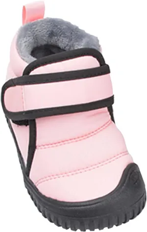 Baby Snow Boots Winter Shoes Boys Girls Cold Weather Baby Faux F??r Shoes Waterproof Snow Boots For Toddler Boys