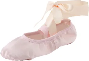 Ballet Shoes for Girls Ribbons Ballet Slippers Dance Shoes Toddler Girl Ballet Flat?? Toddler Girl Ballet Shoes