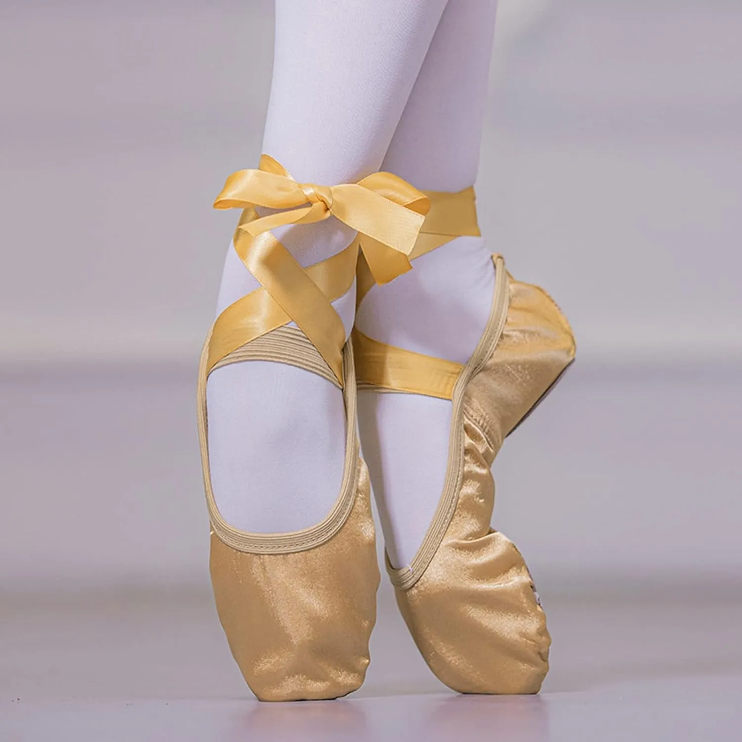 Ballet Shoes for Girls Ribbons Ballet Slippers Dance Shoes Toddler Girl Ballet Flat?? Toddler Girl Ballet Shoes