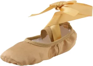 Ballet Shoes for Girls Ribbons Ballet Slippers Dance Shoes Toddler Girl Ballet Flat?? Toddler Girl Ballet Shoes
