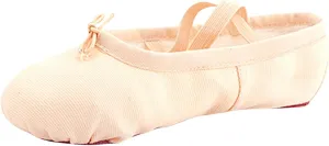 Ballet Shoes for Girls Toddler Dance Shoes Ballet Flats Canvas Ballerina Shoes for Kids Ballet Slippers