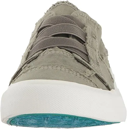 Blowfish Marley Steel Grey Color Washed Canvas Fashion Sneakers