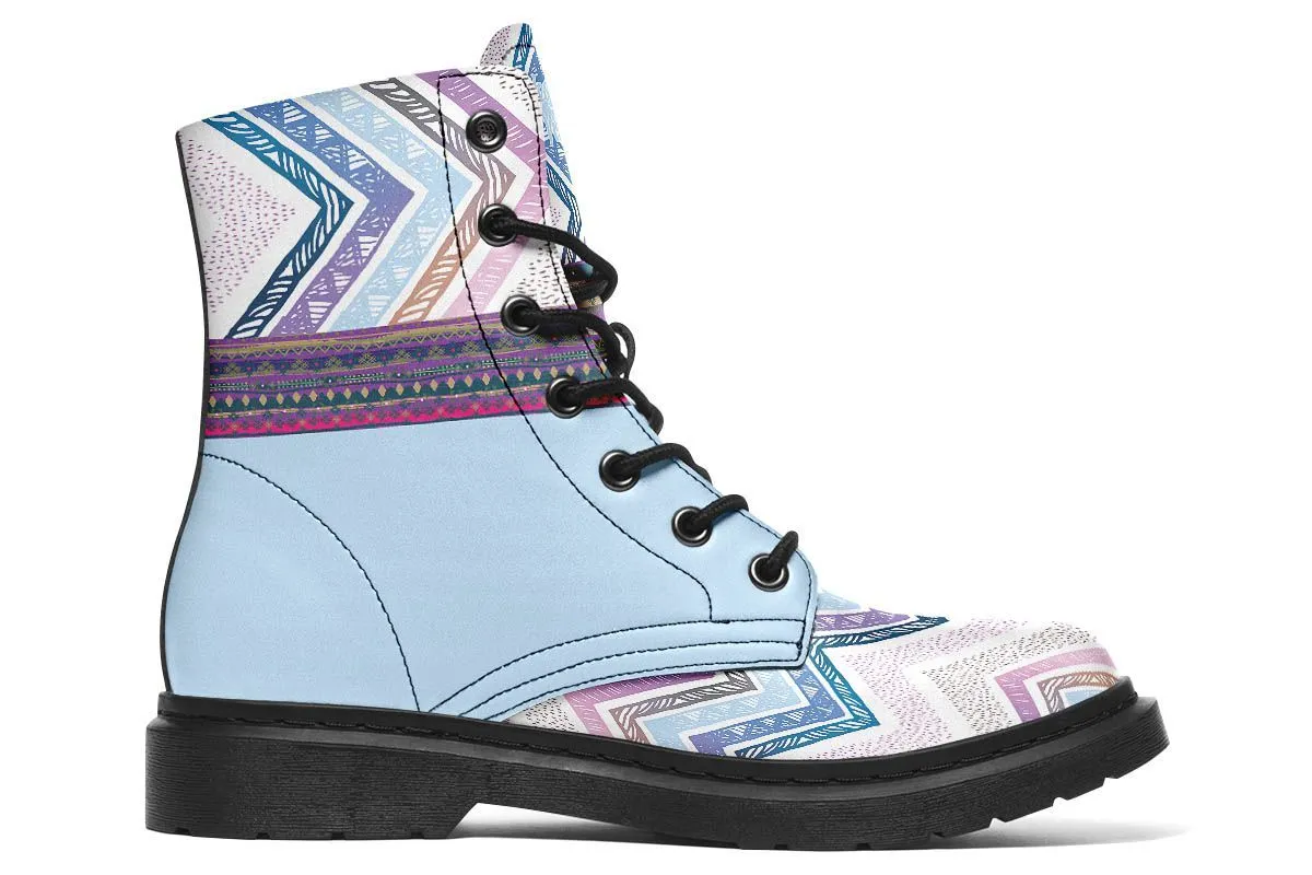 Boho Pattern White Sky