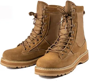 Breathable Men Desert Boots Tactical Military Boots Ultralight Combat Boots Outdoor Hiking Shoes Army Boots Large (Color : Brown, Size : 8.5)