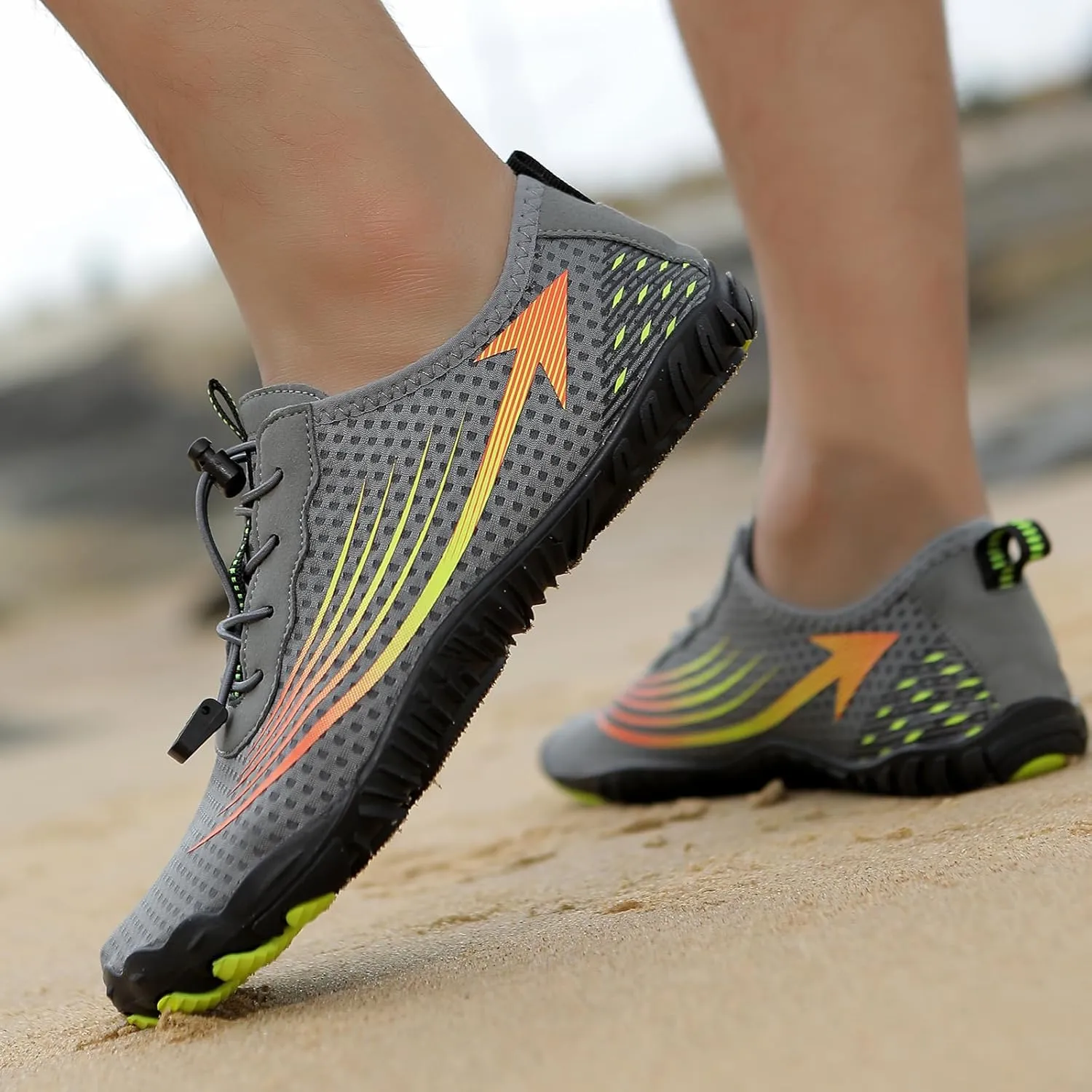Canbebig Womens Barefoot Shoes Lightweight Hiking Shoes Waterproof Trail Running Shoe Healthy and Non-Slip Breathable Barefoot Shoe