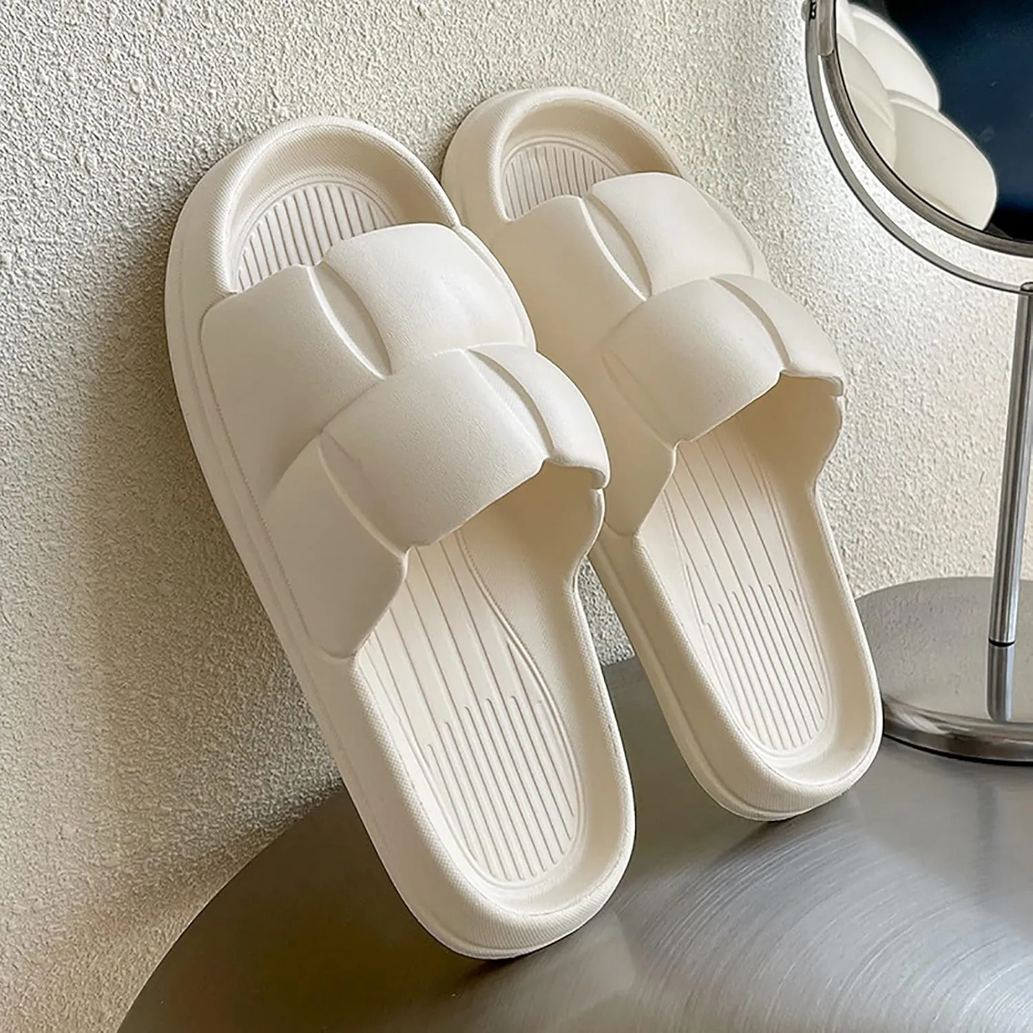 Casual Sandals Women Orthopedic Sandals for Women Open Toe Roman Slippers Comfortable Slip On Casual Sandals