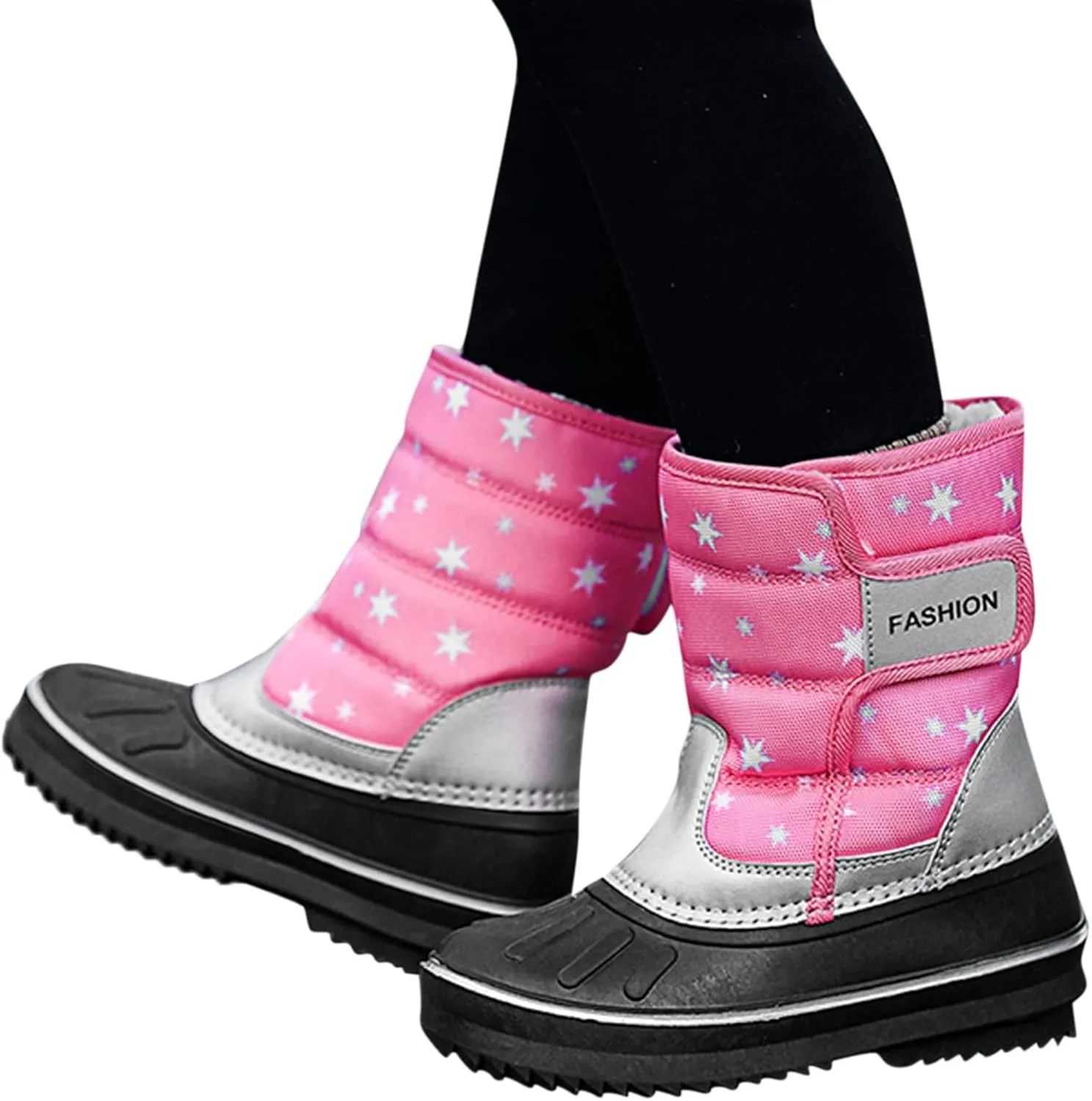 Children Boots Snow Boots Girls Boys Outdoor Boots Non Slip Warm Boots Cotton Snow Boots Booties Kids Girl Shoes Size 8