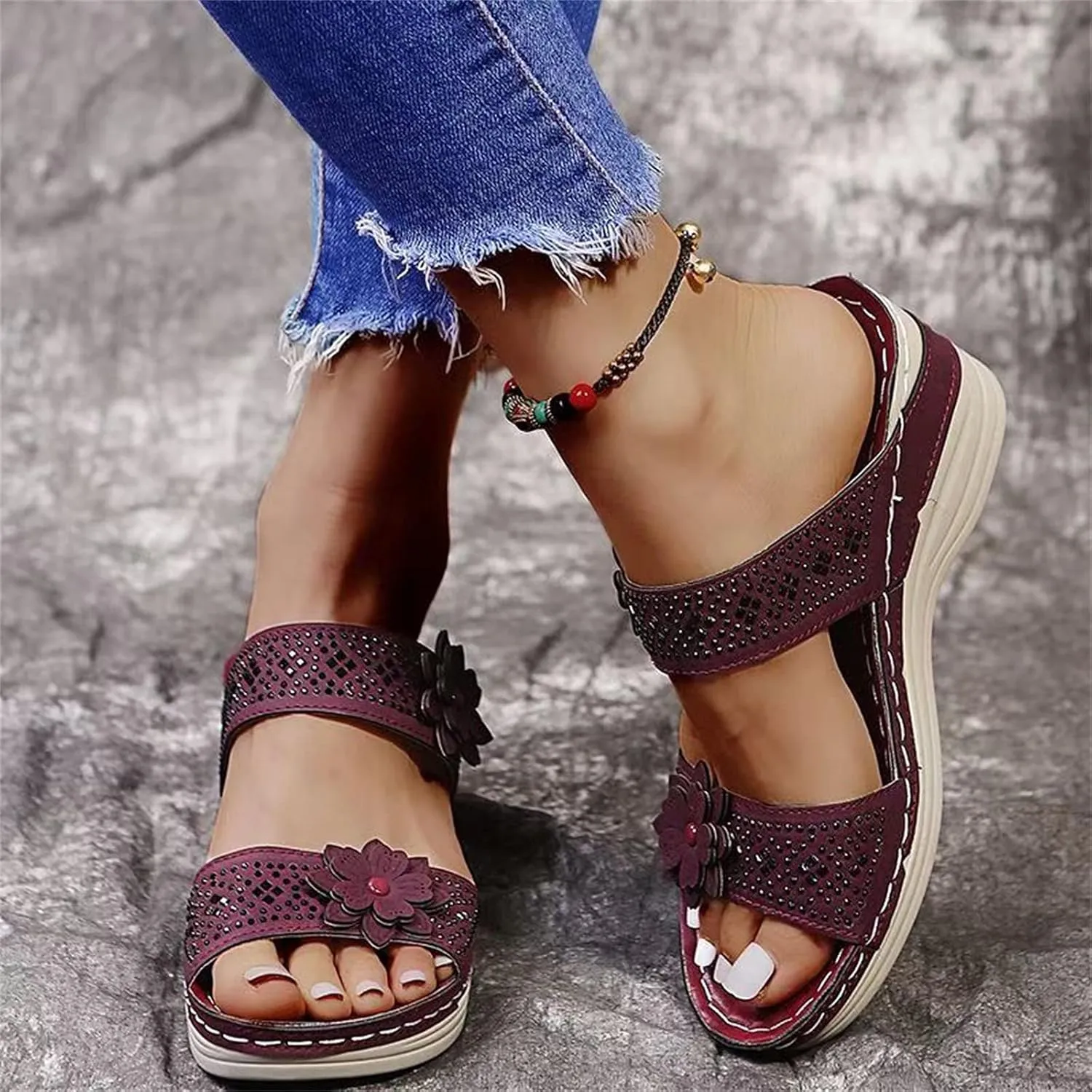 Comfortable Orthopedic Flip Flops Women Yoga Mat Thong Sandals Arch Support Summer Beach Walking Casual Non Slip Outdoor