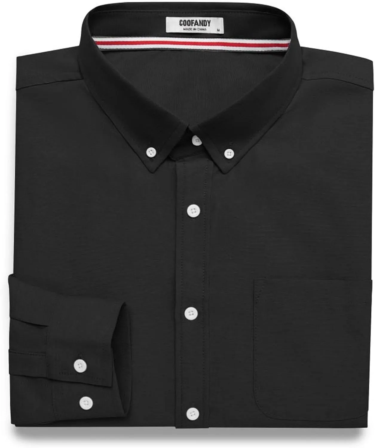 COOFANDY Mens Long Sleeve Button Down Shirt Casual Untucked Shirts for Men Oxford Dress Shirts