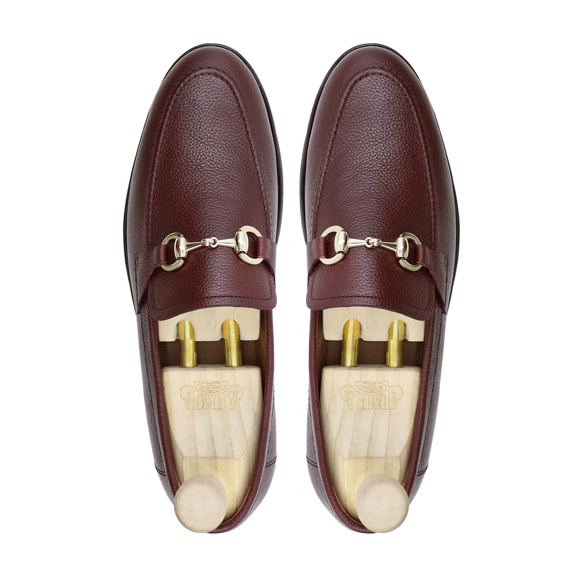 Cove - Men's Oxblood Pebble Grain Loafer