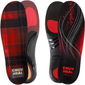 Cruvheal Strong High Arch Support Insoles