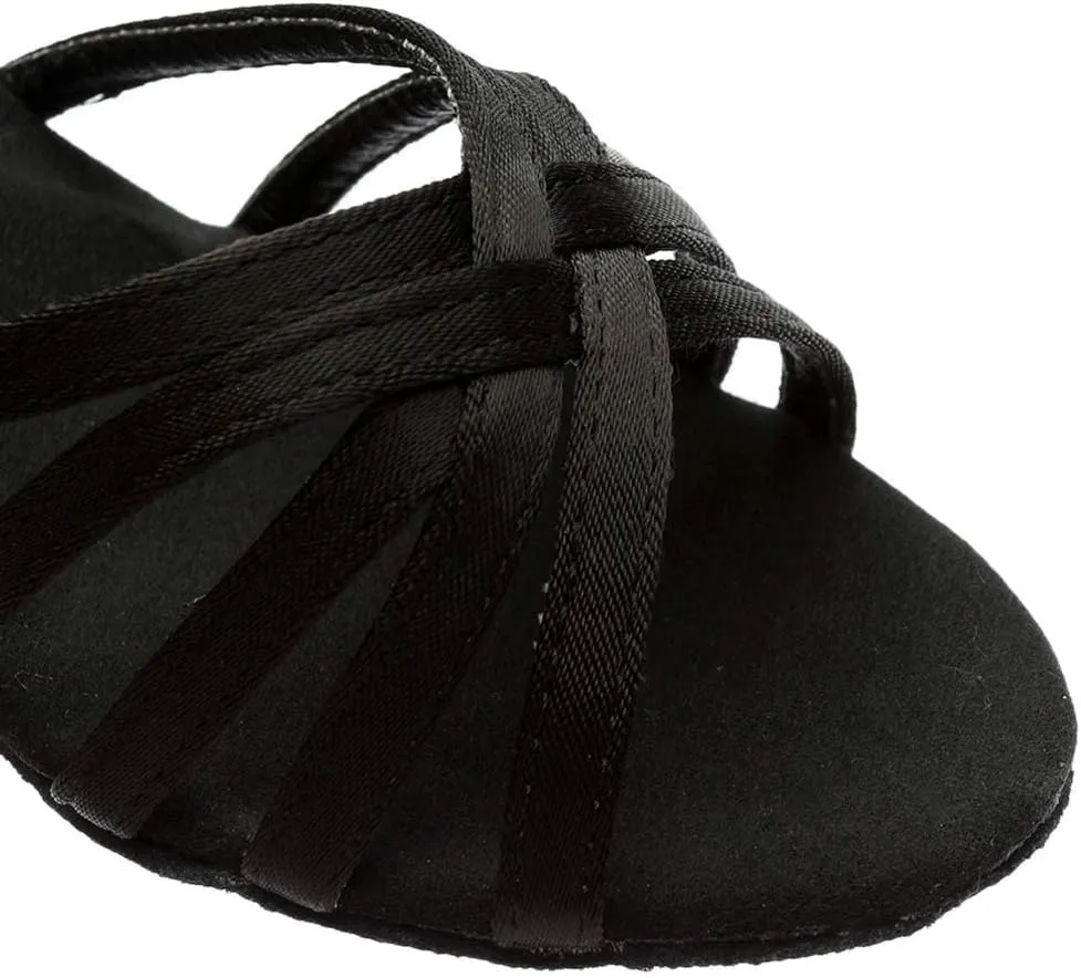 Dance Shoes for Women Strappy Heeled Sandals Practice Ballroom Dancing Shoe Indoor Performance Latin Dance Shoes