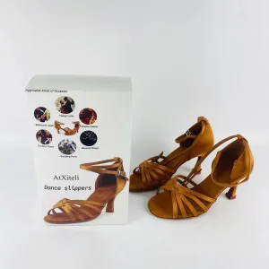 Dance slippers, Women Latin Dance Shoes High Heel Jazz Ballroom Dancing Shoe 9.5