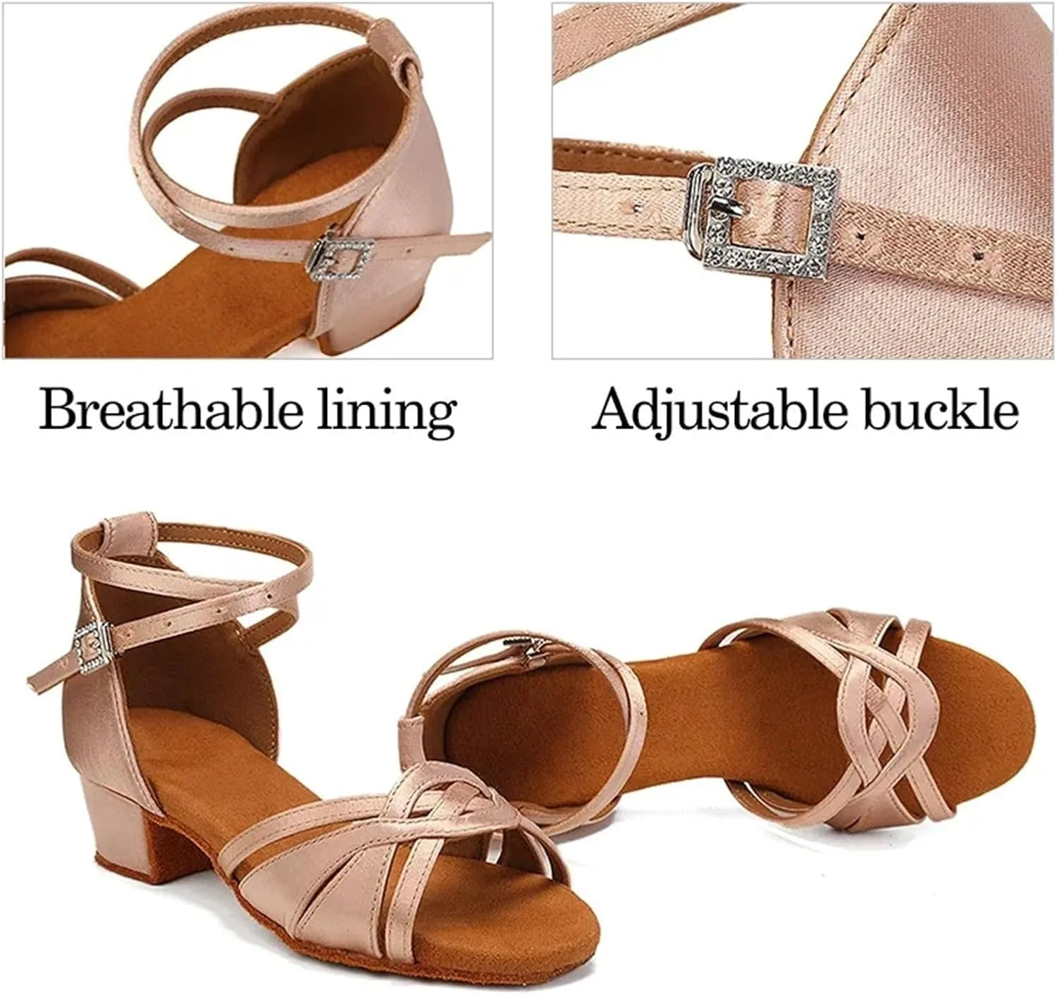 Dancing Shoes for Woman Dance Shoes for Girls Ballroom Dance Shoes Women Dancing Shoes Practice Latin Shoes 3.5cm(3.5cm pink3,30)