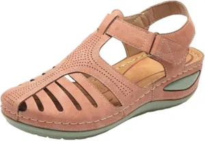 Deals Cheap Arch Support Sandals for Women Orthopedic Sandals for Women Leather Sandals for Women Dressy Summer Wedge Sandals with Arch Support for Women Black Lace Up Heels