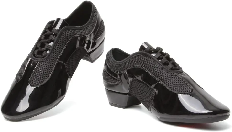DKZSYIM Women&Men Ballroom Dance Practice Shoes Closed Toe Latin Tango Modern Dance Teaching Shoes,Model WZSP709