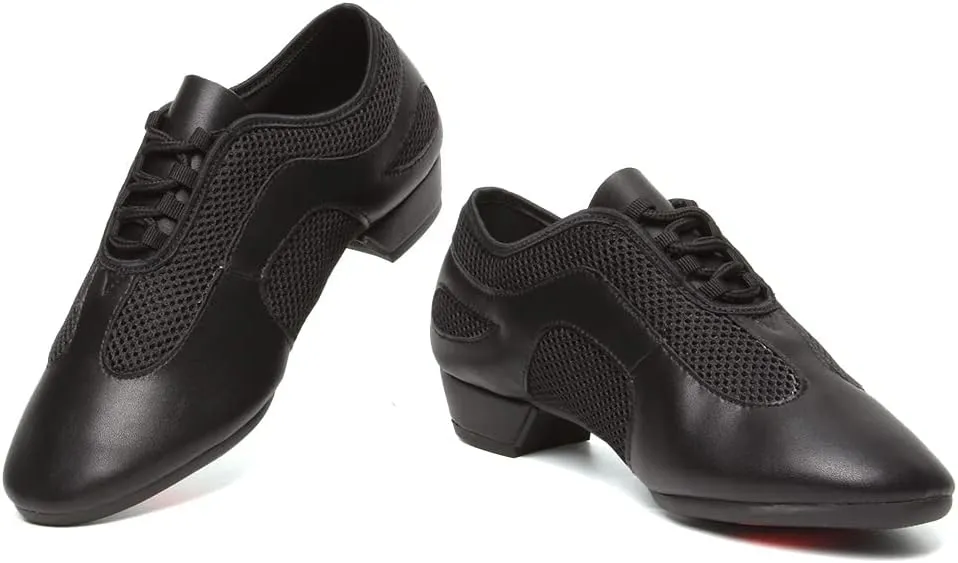 DKZSYIM Women&Men Ballroom Dance Practice Shoes Closed Toe Latin Tango Modern Dance Teaching Shoes,Model WZSP709