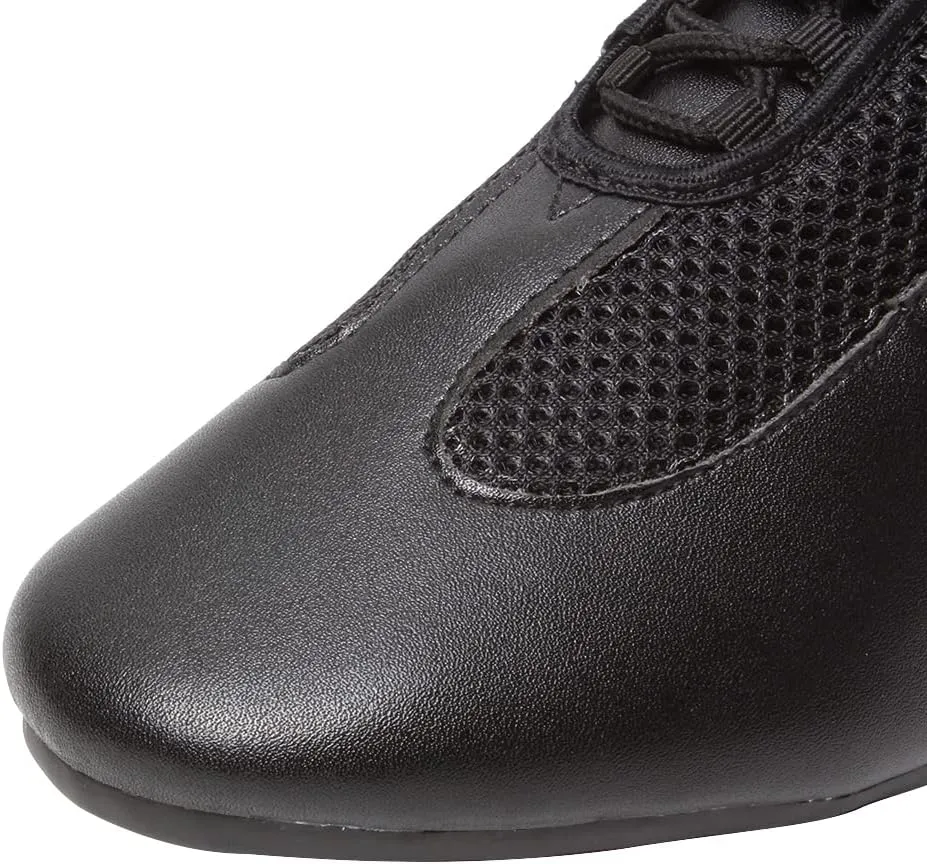 DKZSYIM Women&Men Ballroom Dance Practice Shoes Closed Toe Latin Tango Modern Dance Teaching Shoes,Model WZSP709