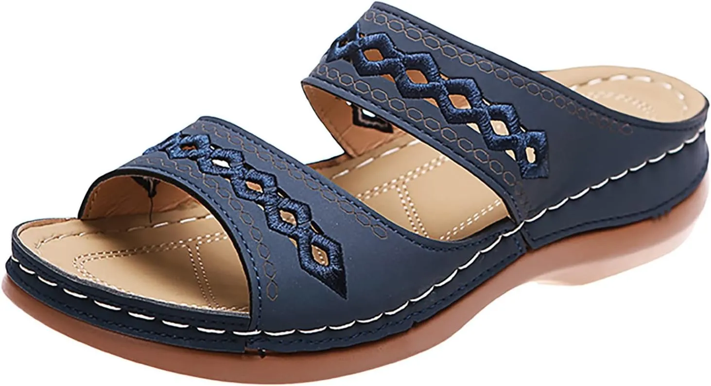 Easter Outfit Women Orthopedic Sandals for Women Arch Support Recovery Flip Flops Sandalias De Verano Para Mujer Doradas Women's Summer Sandals Mens Orthopedic Arch Support Calzado Para Mujer