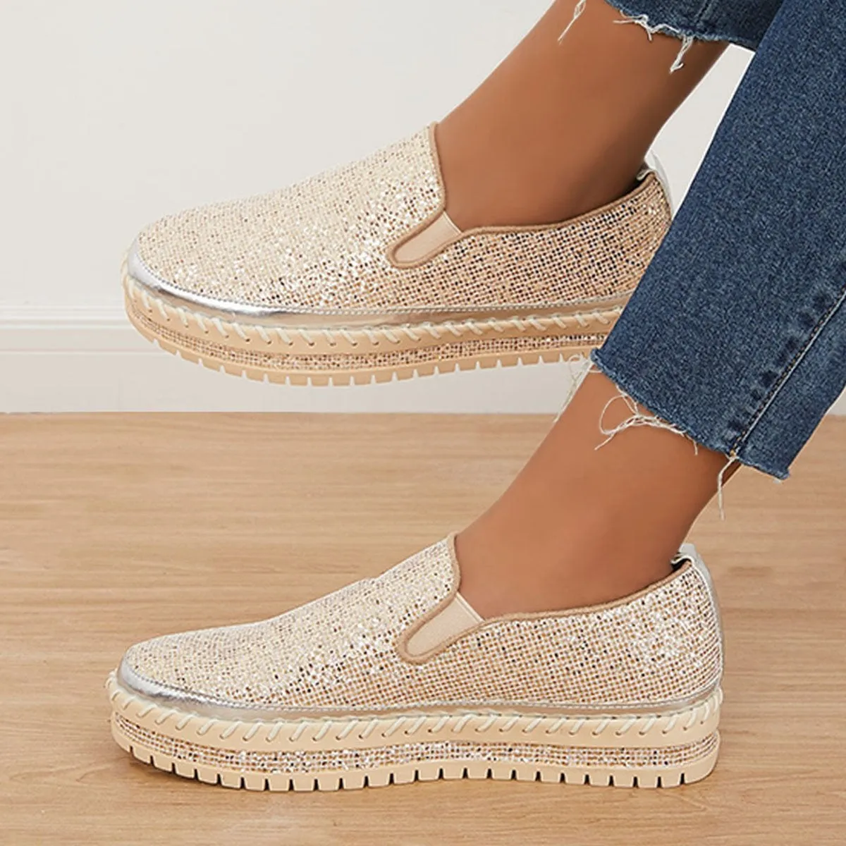 Fashion Sparkly Sneakers for Women