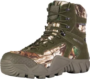 FREE SOLDIER Men's Waterproof Hiking Boots Tactical Work Boots Outdoor Lightweight Military Boots(Camo 8.5)
