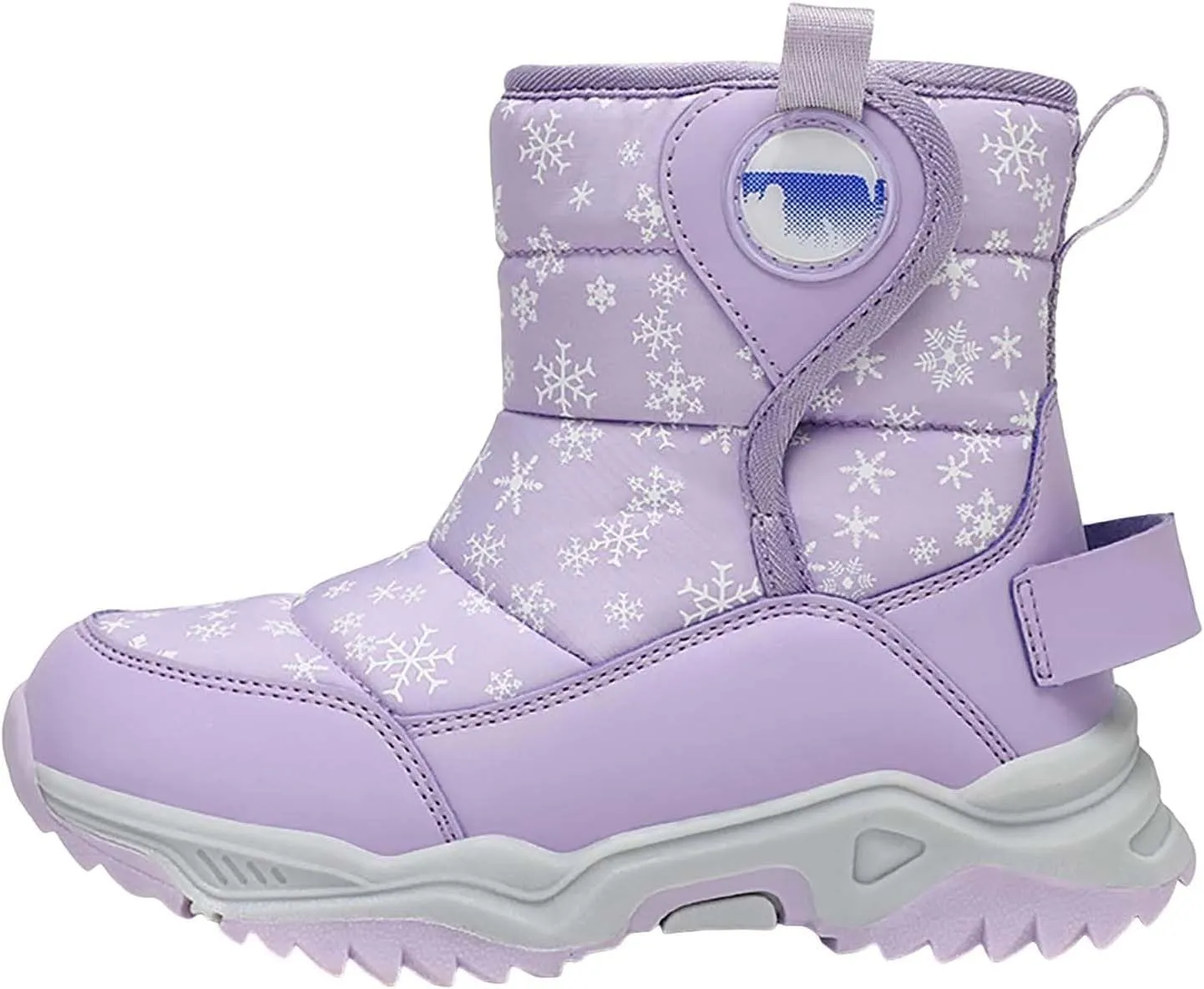 Girls Boys Snow Boots Outdoor Warm Comfortable Non Slip Mid Calf Padded Small Big Kids Winter Big Kids Mid Calf Boots