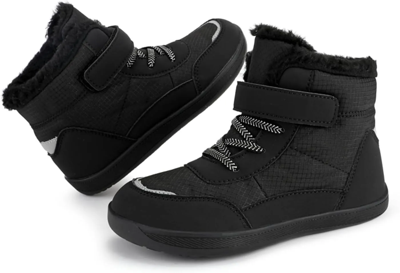 Girls Boys Winter Snow Boots - Comfortable Warm Toddler Winter Shoes Waterproof Kids Ankle Booties Outdoor Walking