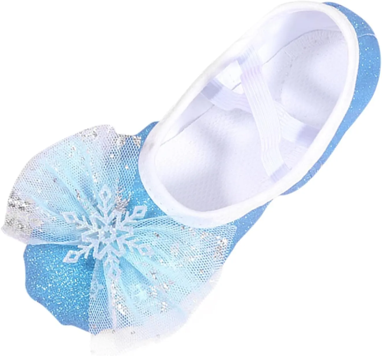Girls Glitter Ballet Shoes Ballet Slipper with Bow Toddler Mary Jane Flat?? Shoes Ballerina Dress Shoes for Dance