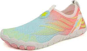 Hike Barefoot Shoes for Women Breathable Non-Slip Athletic Footwear Quick Dry Comfortable Wide Toe Grounding Shoes Lightweight Beach Pool Aqua Swim Surf Diabetic Walking Shoe
