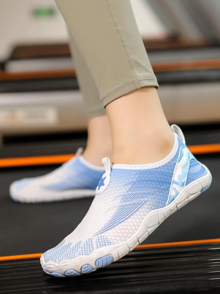 Hike Barefoot Shoes for Women Breathable Non-Slip Athletic Footwear Quick Dry Comfortable Wide Toe Grounding Shoes Lightweight Beach Pool Aqua Swim Surf Diabetic Walking Shoe