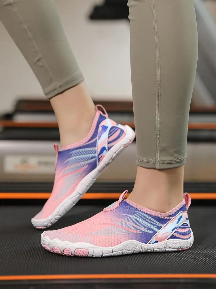 Hike Barefoot Shoes for Women Breathable Non-Slip Athletic Footwear Quick Dry Comfortable Wide Toe Grounding Shoes Lightweight Beach Pool Aqua Swim Surf Diabetic Walking Shoe