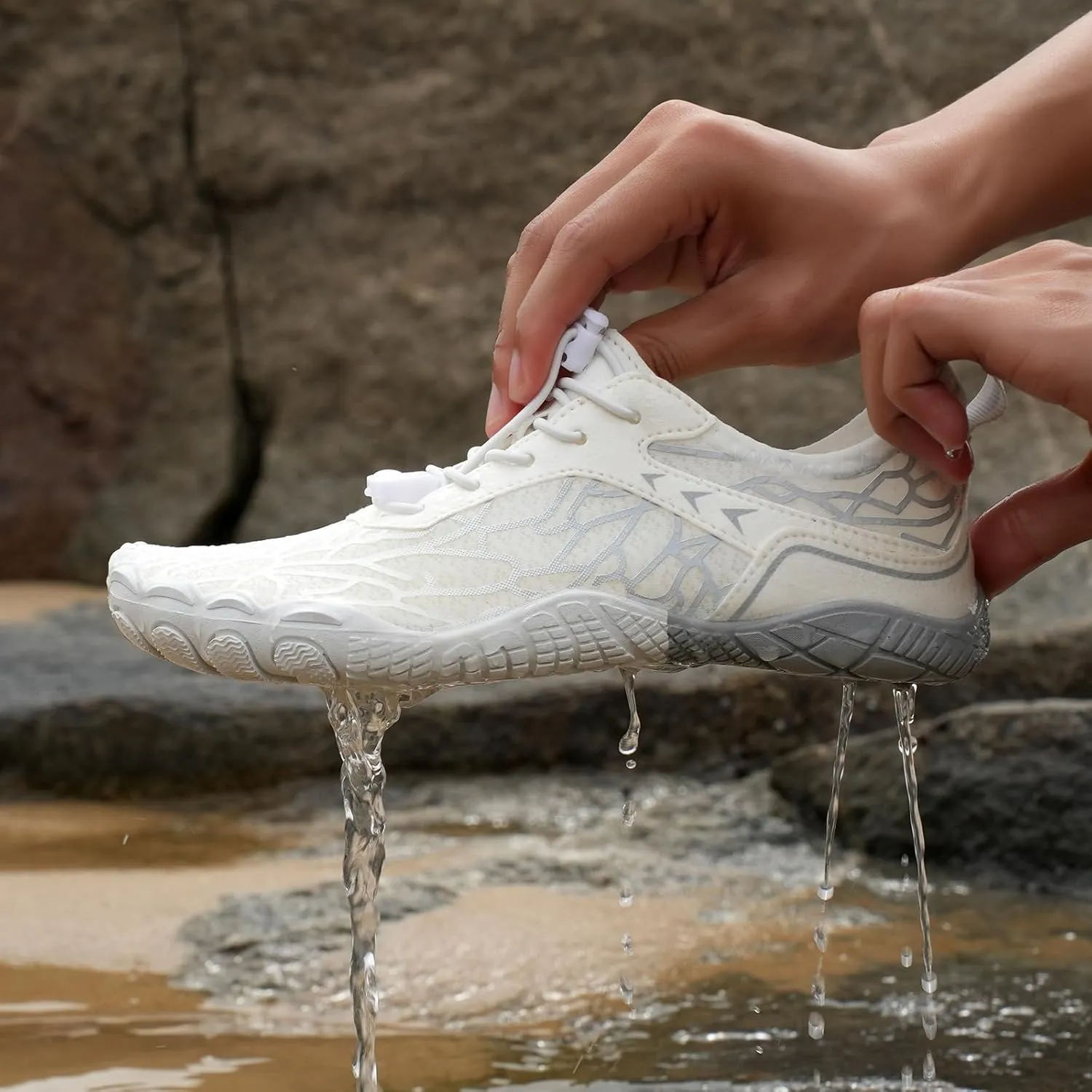 Hike Barefoot Shoes for Women Men Pro-Healthy&Non-Slip Footwear Waterproof Trail Running Wide Toe Water Shoes