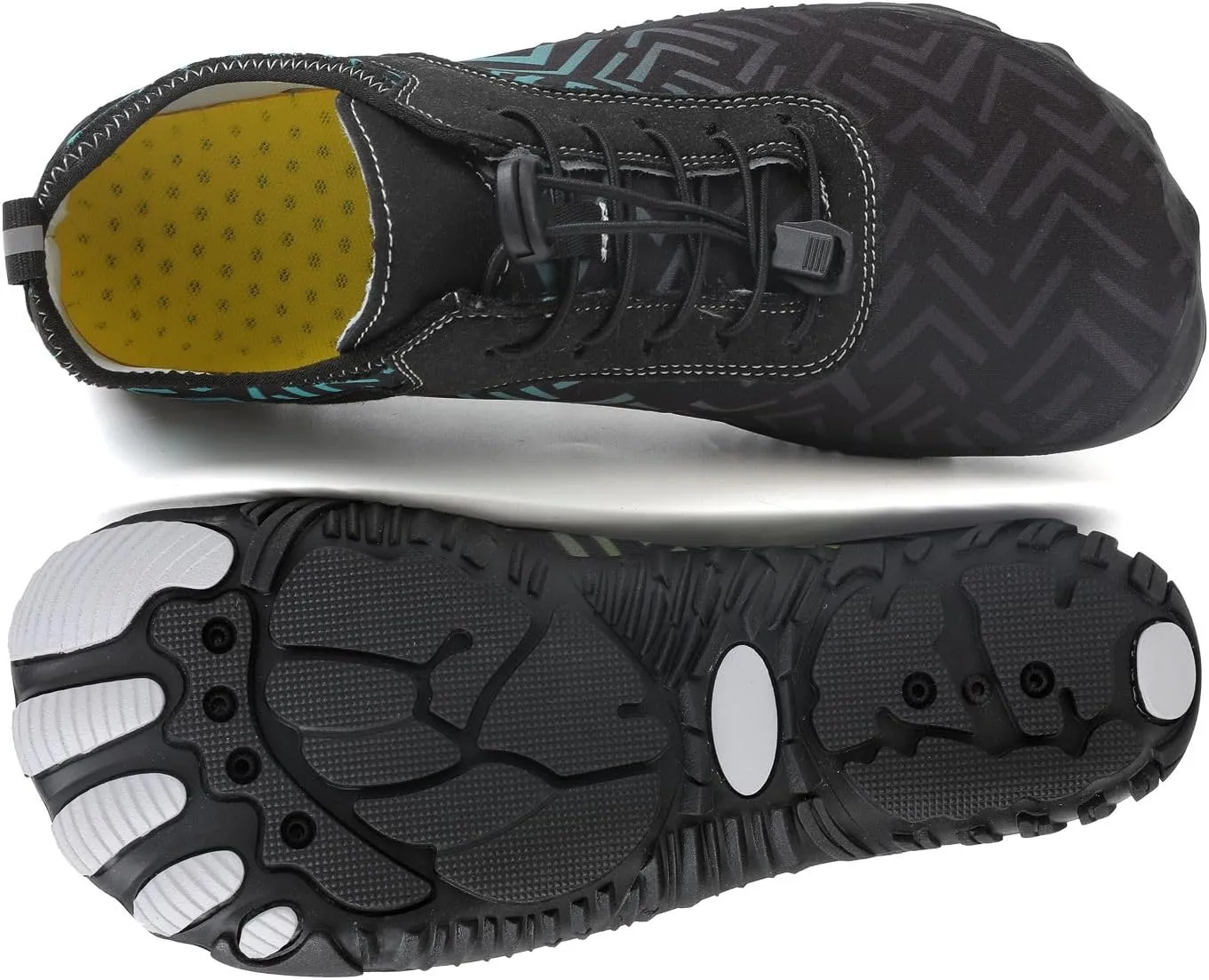 Hike Barefoot Shoes Womens Mens Anti-Slip Grounded Footwear Unisex Quick-Dry Wide Toe Box Healthy Breathable Sneaker Beach Pool Aqua Swim Surf Walking Hiking Shoes