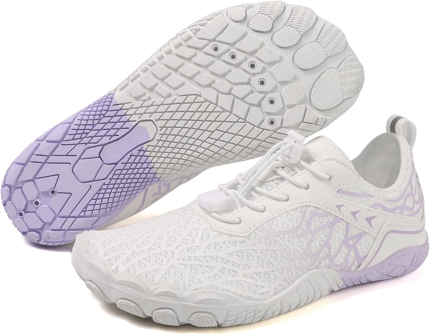 Hike Barefoot Shoes Womens Mens Anti-Slip Hiking Footwear Unisex Athletic Wide Toe Footwear Outdoor Beach Pool Aqua Swim Casual Hiking Shoes Train Healthy Running Sneaker