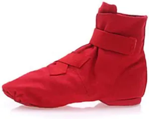 HROYL Jazz Boots Dance Shoes High Top Jazz Shoes Split Sole Over Ankle Jazz Boots for Women Girls Kids Model MS-S11011