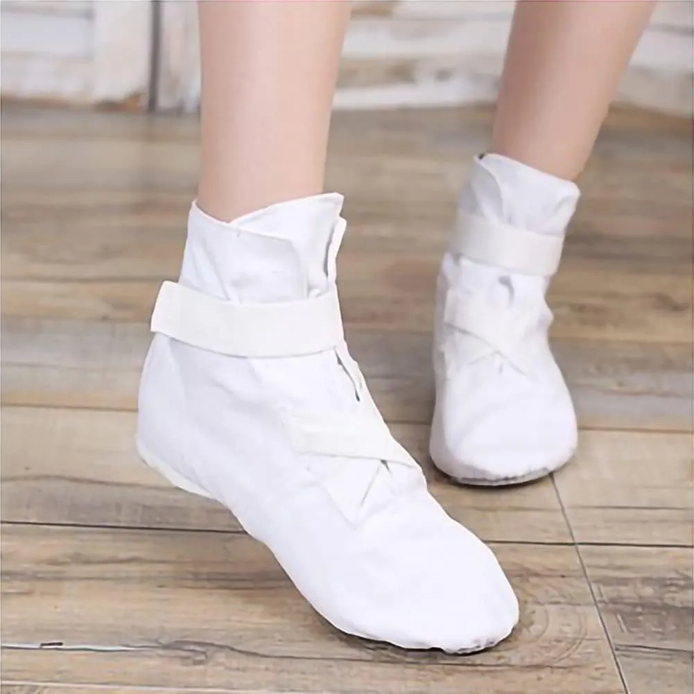 HROYL Jazz Boots Dance Shoes High Top Jazz Shoes Split Sole Over Ankle Jazz Boots for Women Girls Kids Model MS-S11011