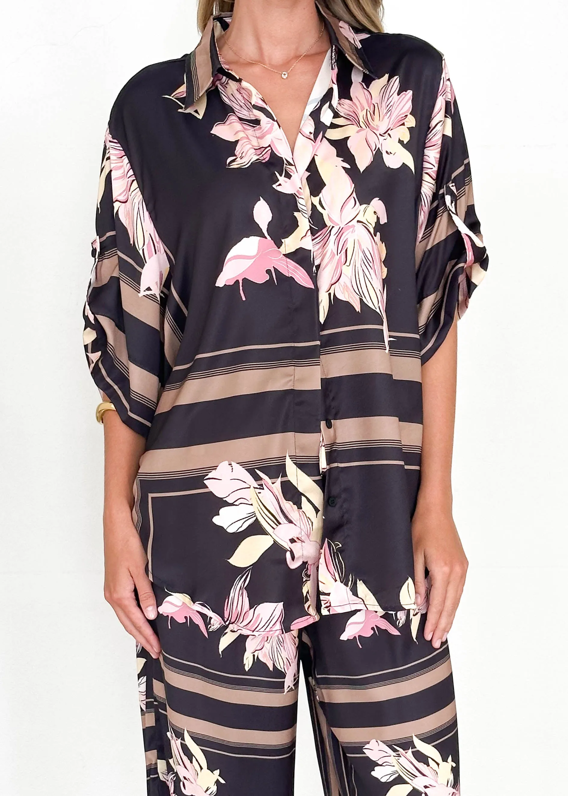 Kaycie Pants - Black Floral