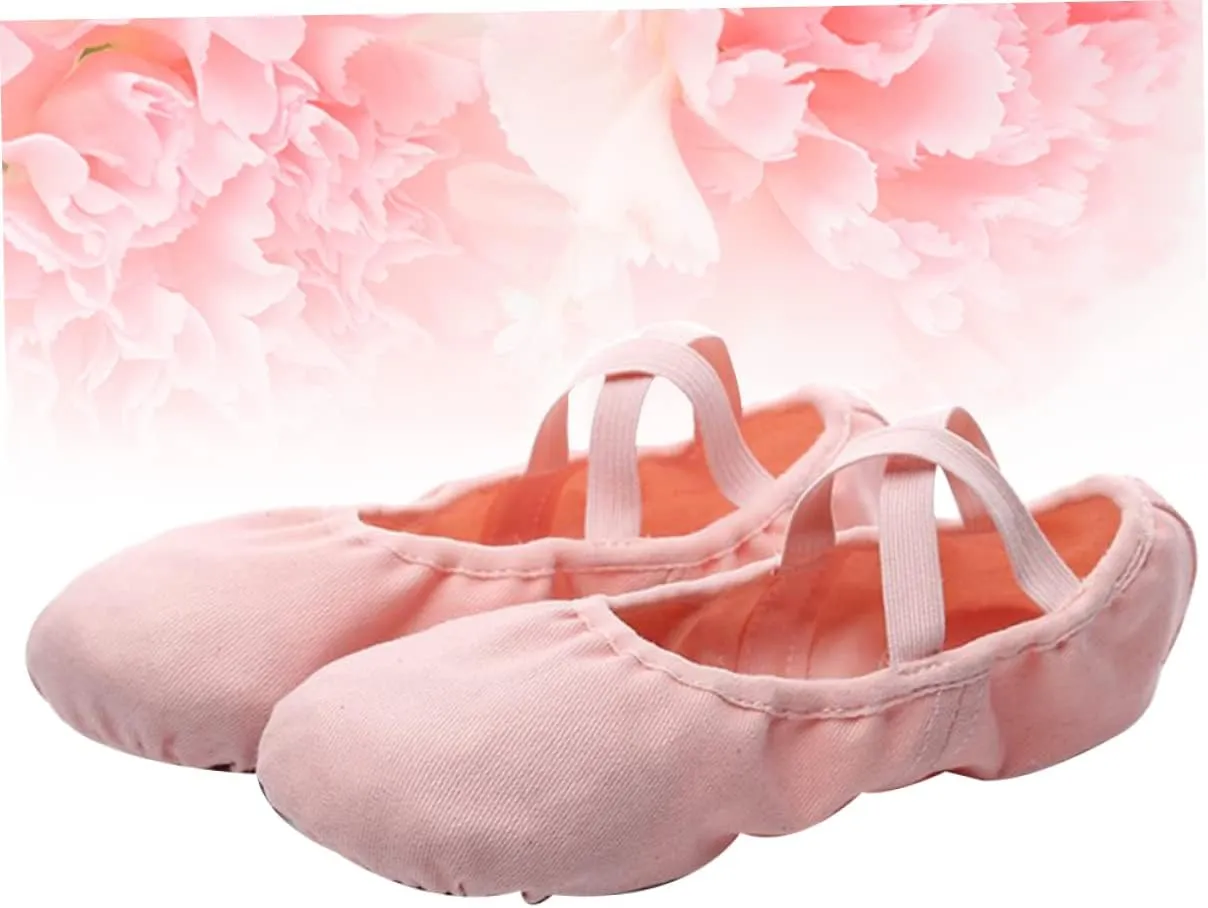 KESYOO Ballet Slipper Ballet Shoes for Women Kids Ballet Shoes Women Flats Shoes Flats Dance Shoes for Girls Canvas Flats for Women Canvas Ballet Shoe Soles Child Latin