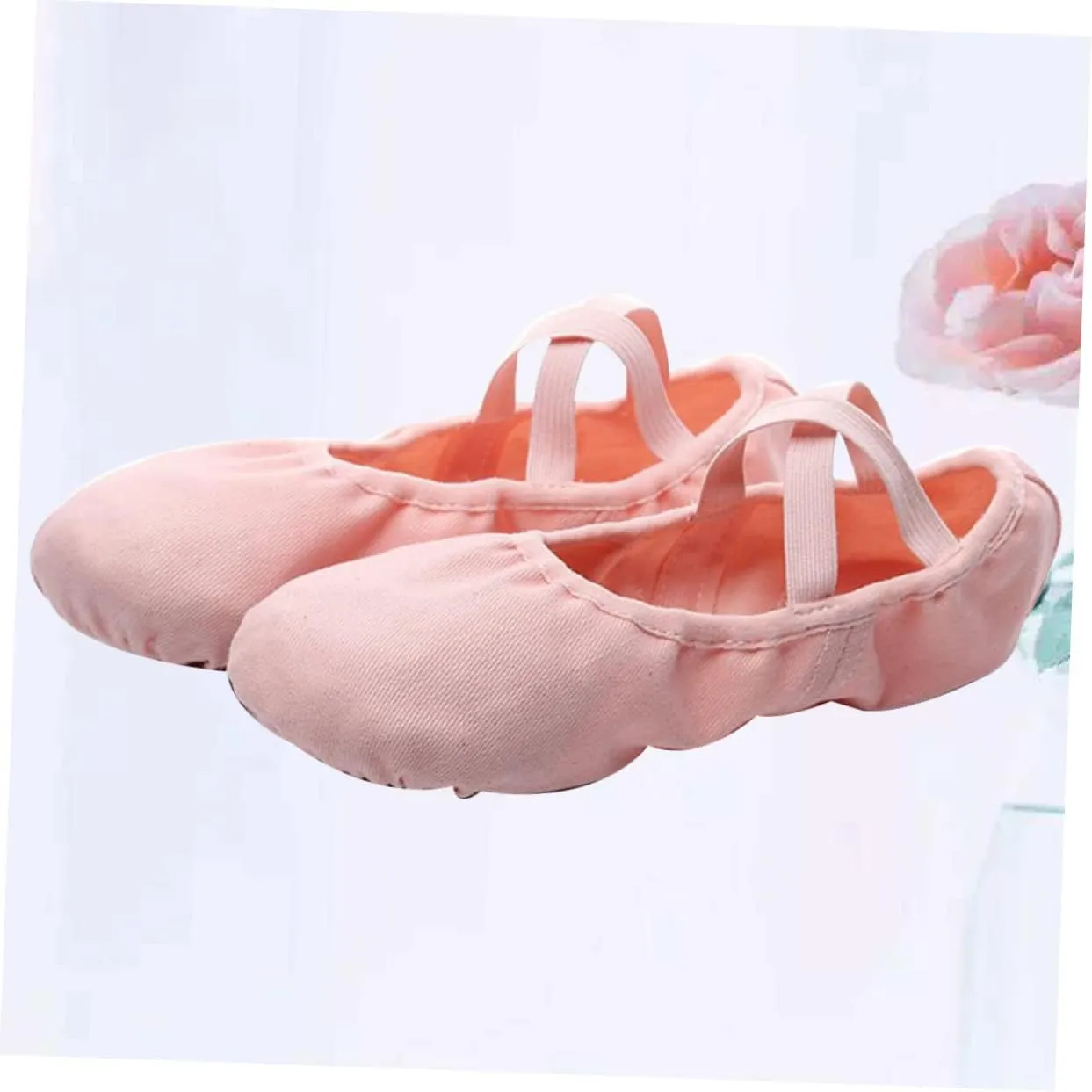 KESYOO Ballet Slipper Ballet Shoes for Women Kids Ballet Shoes Women Flats Shoes Flats Dance Shoes for Girls Canvas Flats for Women Canvas Ballet Shoe Soles Child Latin