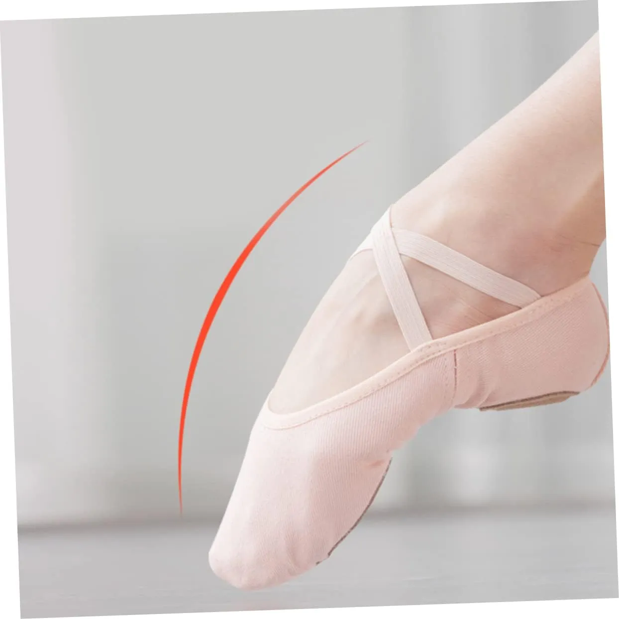 KESYOO Ballet Slipper Ballet Shoes for Women Kids Ballet Shoes Women Flats Shoes Flats Dance Shoes for Girls Canvas Flats for Women Canvas Ballet Shoe Soles Child Latin